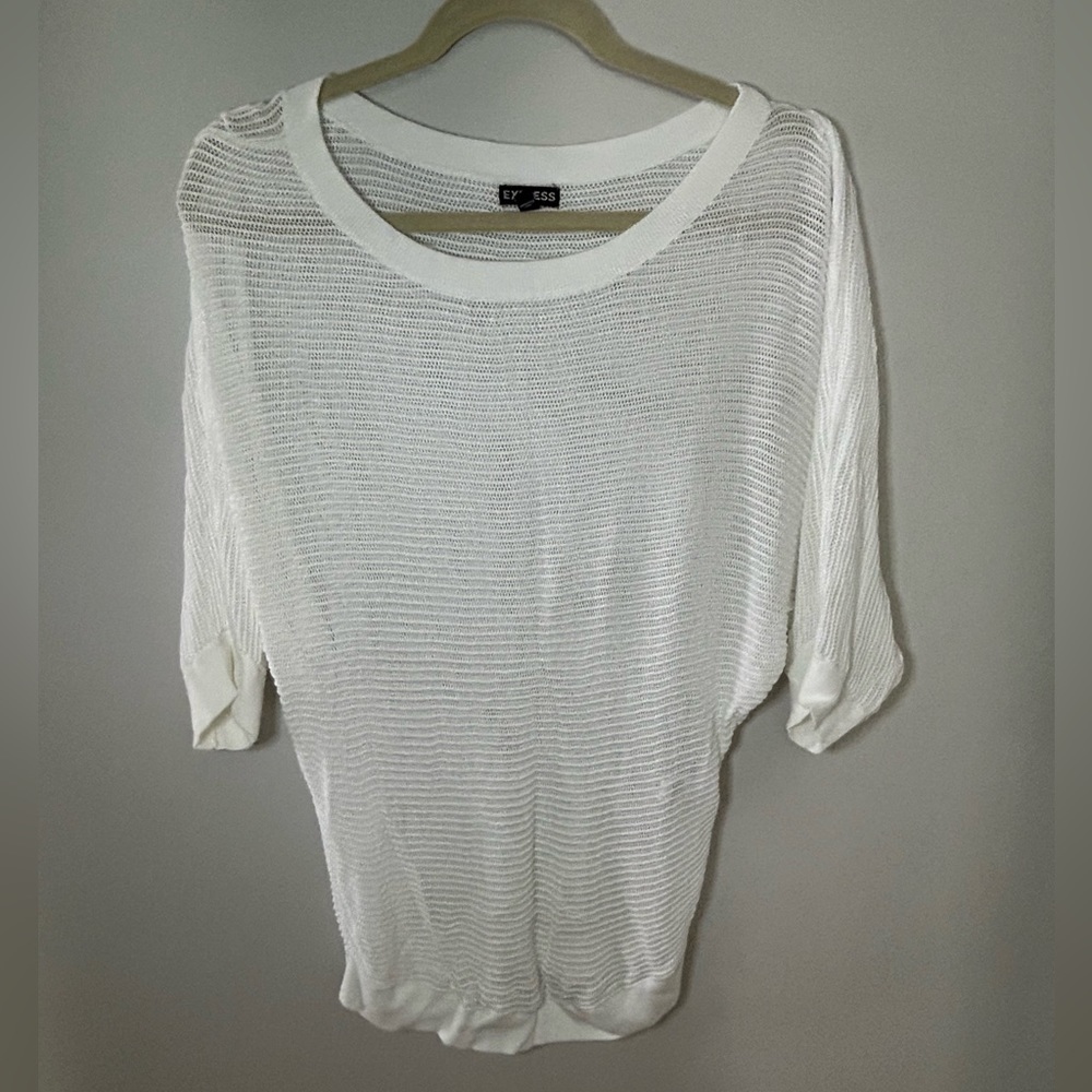 Express Open Knit 3/4 Sweater
